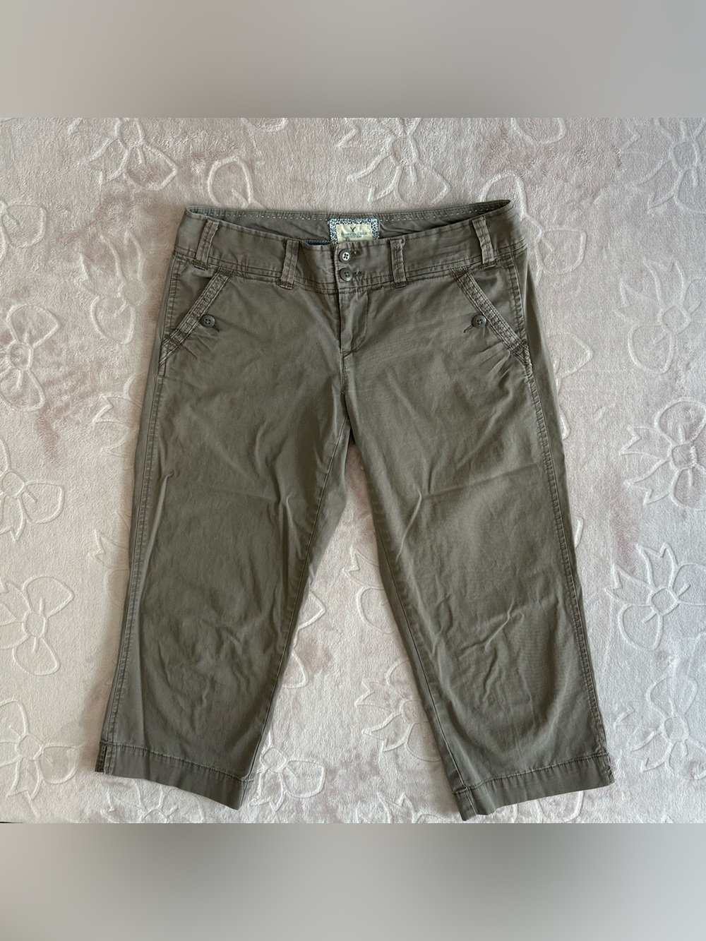 Vintage American Eagle Outfitters Brown Capri Pants